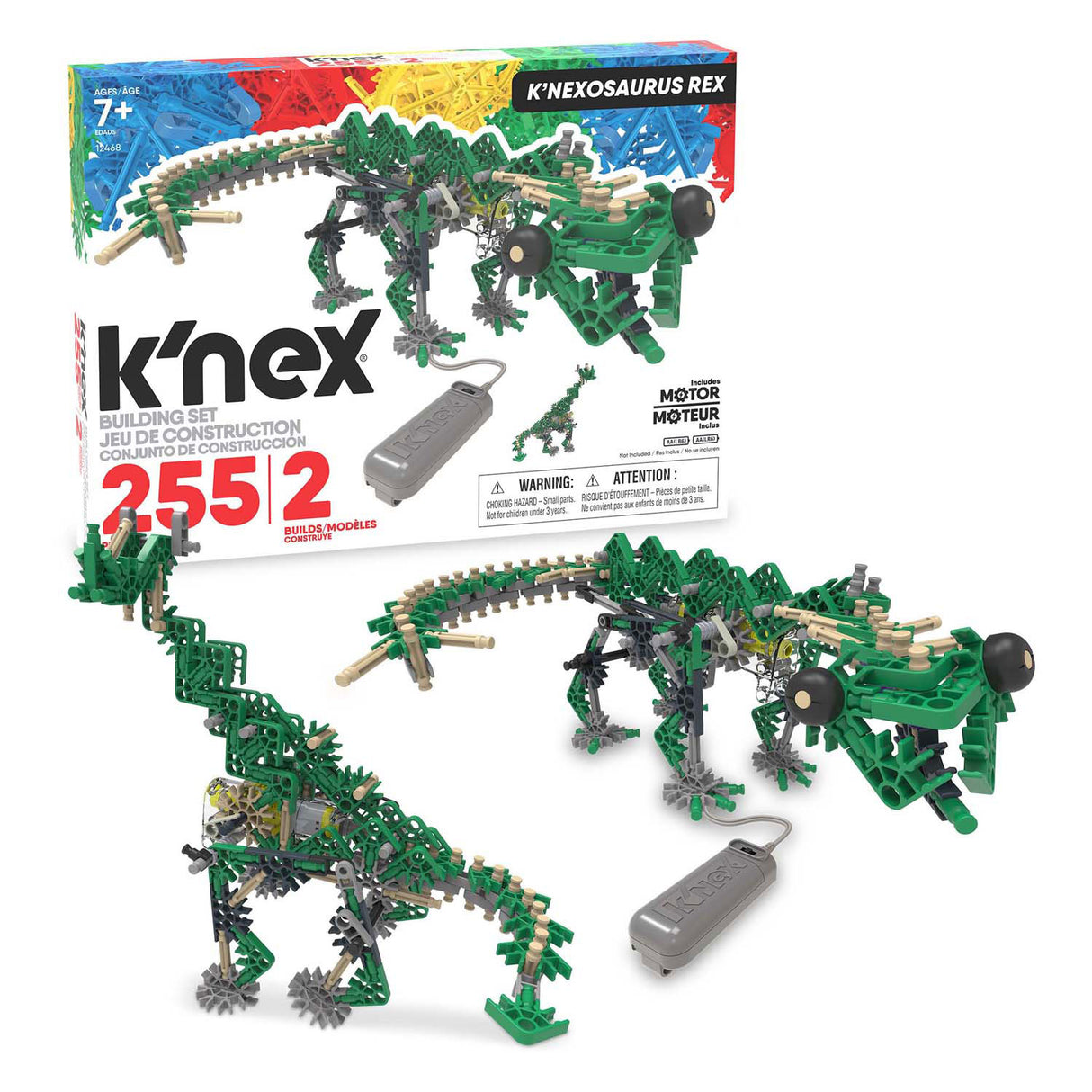 K'nex knexosaurus rex med motor, 255 stk.