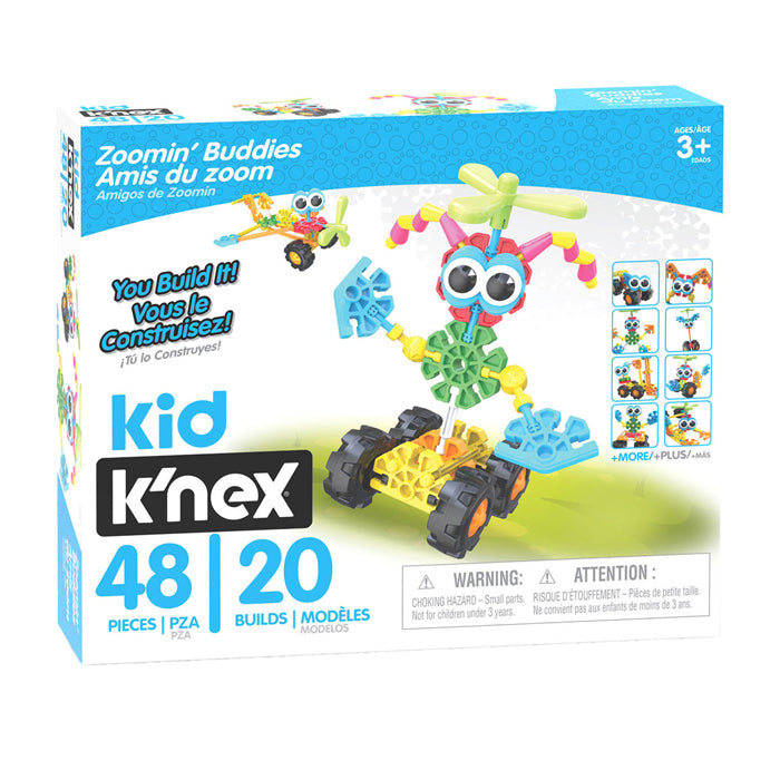 K'nex kid knex zoomin buddies byggesæt, 48 dele.