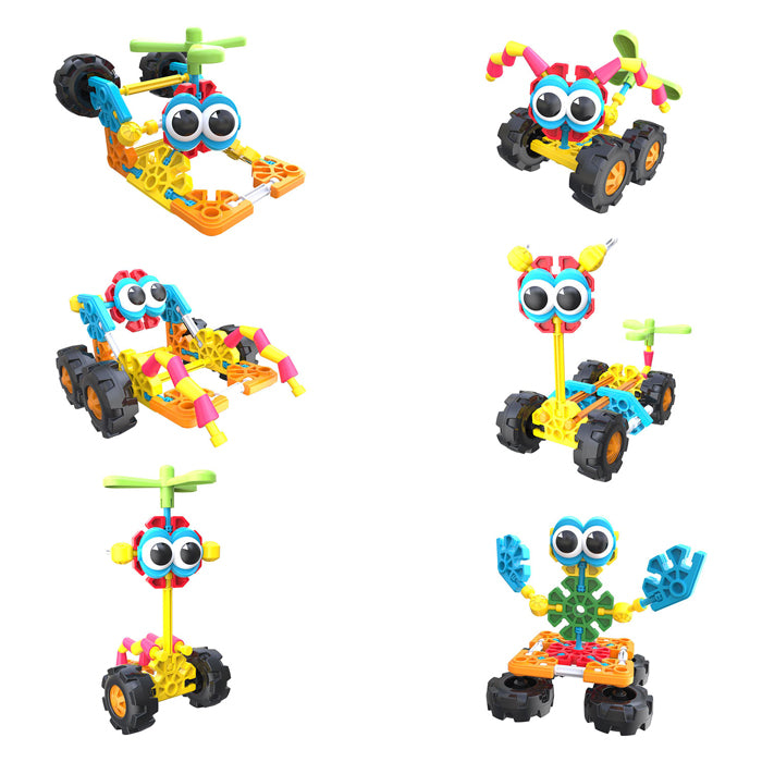 K'nex kid knex zoomin buddies byggesæt, 48 dele.