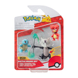 Boti Pokémon Batte Figure Set - Magby, Alolan, Marow, 3st.