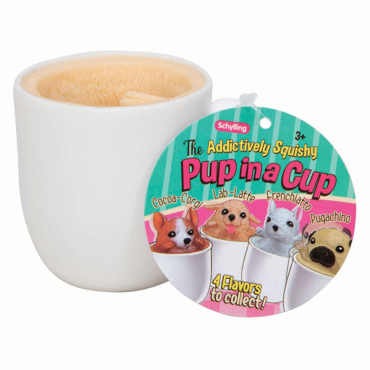Boti pop-up hvalp i squishy kop