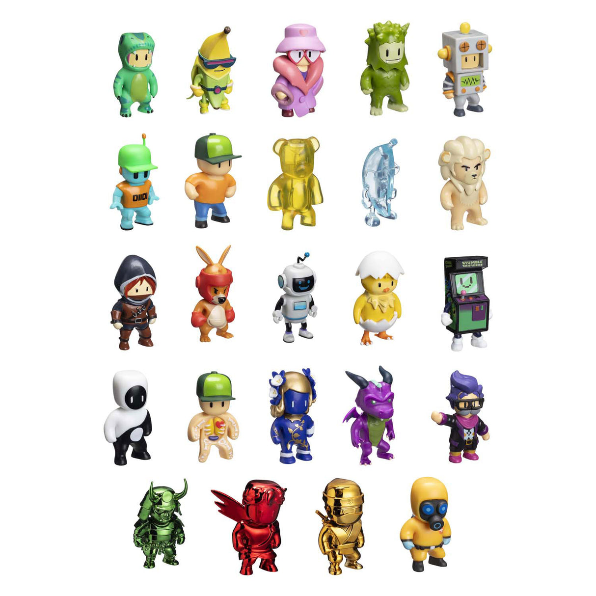 Stumble guys actionfigur overraskelse i kasket