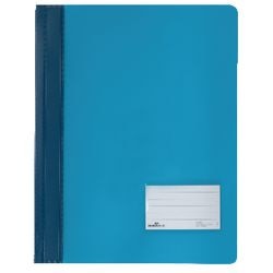 Quick attacher semi gennemsigtig holdbar 268006 a4 blå