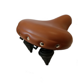 Selle Comfort Saddle Retro XL Brown, uden støj