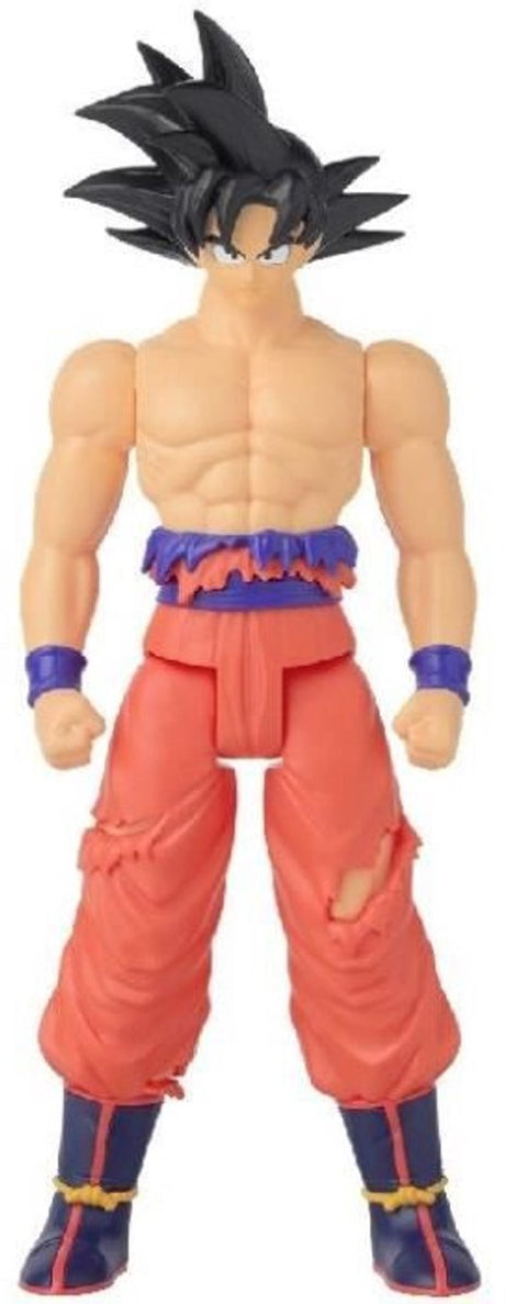 Bandai - dragon ball super - limit breaker kæmpe figur - goku figur (battle damage version) - officiel dragon ball licens - stor goku figur 30cm - børns legetøj 4+ år - 36829