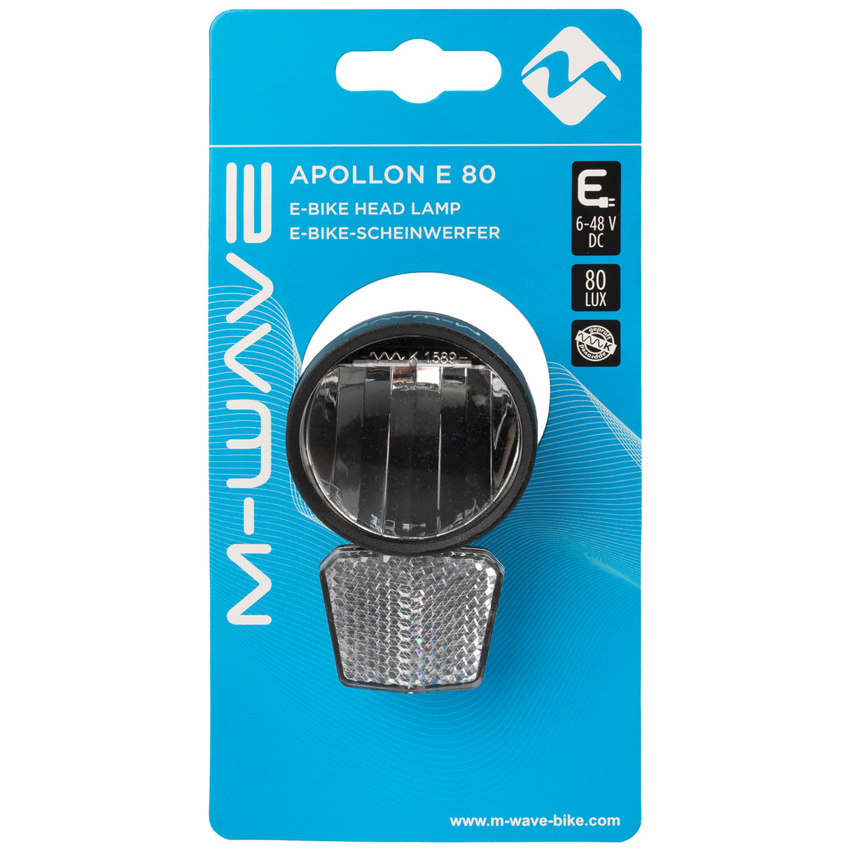 M-wave apollon e 80 elcykel forlygte