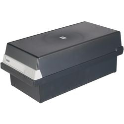 Abi kartotekskortbakke a6 17,7x36x14cm lys sort til 1300 kort