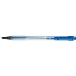 Kuglepen pilot bp-s matic 0,21 mm trykknap blå