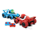 Gear2play RC Neon Bumper Cars Pro Duo Sæt - RC Formel 1 Battle Cars - Tag på en Crash Duel!