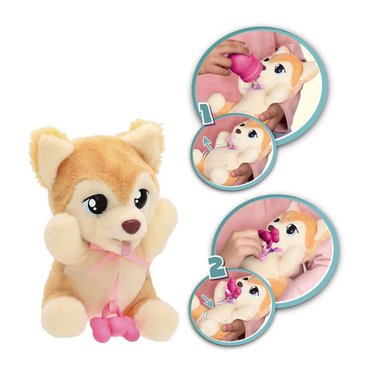 Imc legetøj babypoter lækkert shiba inu krammetøj - 20cm