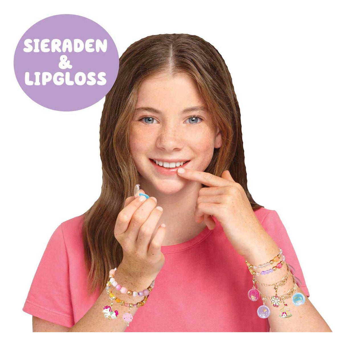 Spectron lipgloss armbånd sæt kreativt legetøj med smykker.