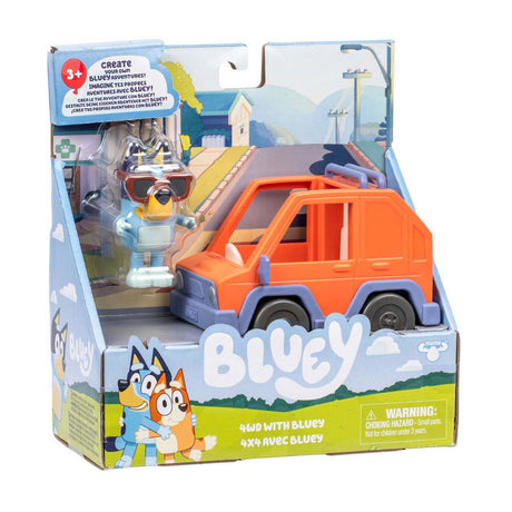 Moose legetøj bluey basic køretøj 4wd bluey
