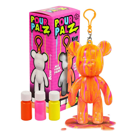 Gear2play pour palz mini paint bear sleutelhanger - gietverfset