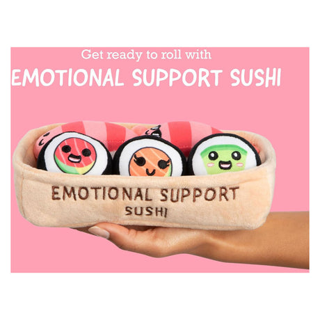 Just play emotional support sushi knuffels - kawaii pluche set