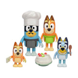 Elglegetøj blåt dessertlegesæt - 4 figurer