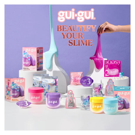 Moose legetøj gui gui slime - shimmer deluxe duo-pakke - lav din egen funklende, duftende slim