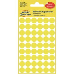 Markeringspunkter avery gul 3144
