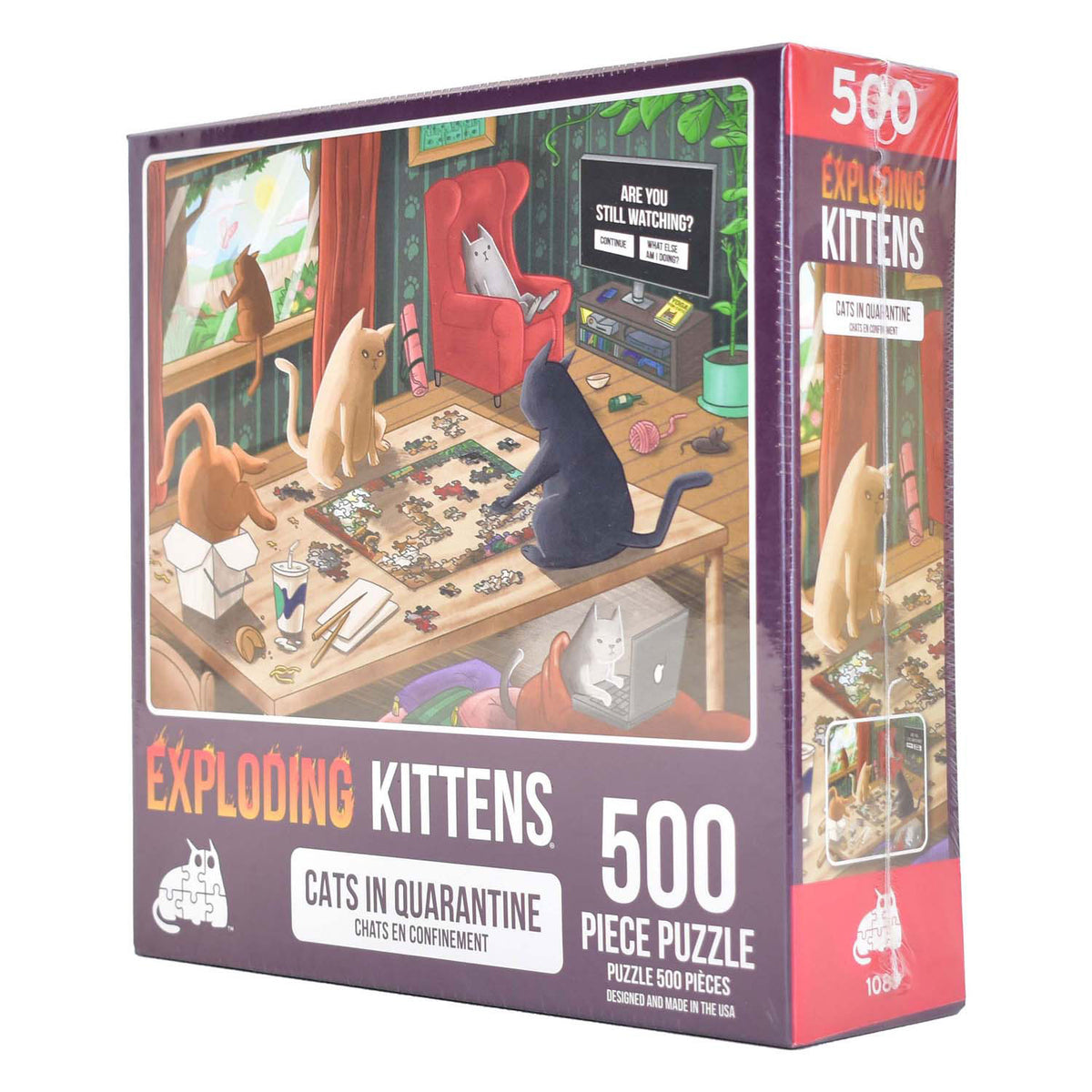 Asmodee eksploderende killinger puslespil, 500 stk.