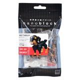 Nanoblok nanoblok byggesæt rottweiler - 140 stk.
