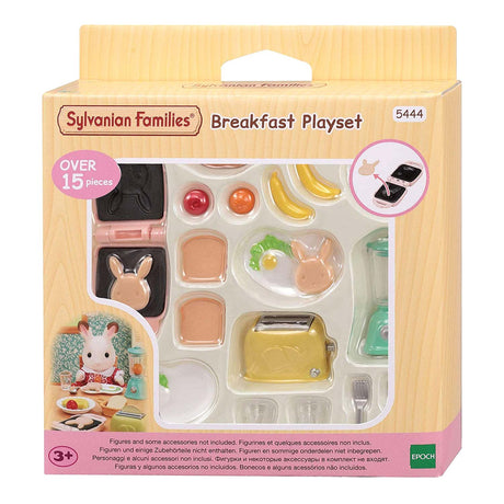 Sylvanian familier 5444 morgenmad sæt dukkehus møbler