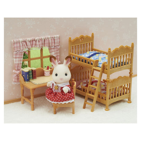 Sylvanian families 5338 børns soveværelse sæt dukkehus indretning