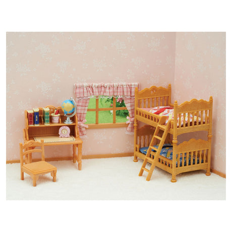 Sylvanian families 5338 børns soveværelse sæt dukkehus indretning