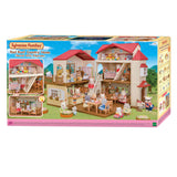Sylvanian familier 5708 - stort dukkehus med hemmeligt legerum - dukkehus - kan kombineres med starterhus (5567) til et mega dukkehus