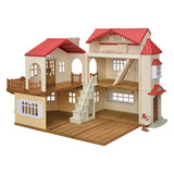 Sylvanian familier 5708 - stort dukkehus med hemmeligt legerum - dukkehus - kan kombineres med starterhus (5567) til et mega dukkehus