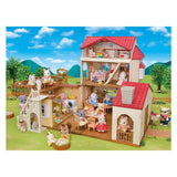 Sylvanian familier 5708 - stort dukkehus med hemmeligt legerum - dukkehus - kan kombineres med starterhus (5567) til et mega dukkehus