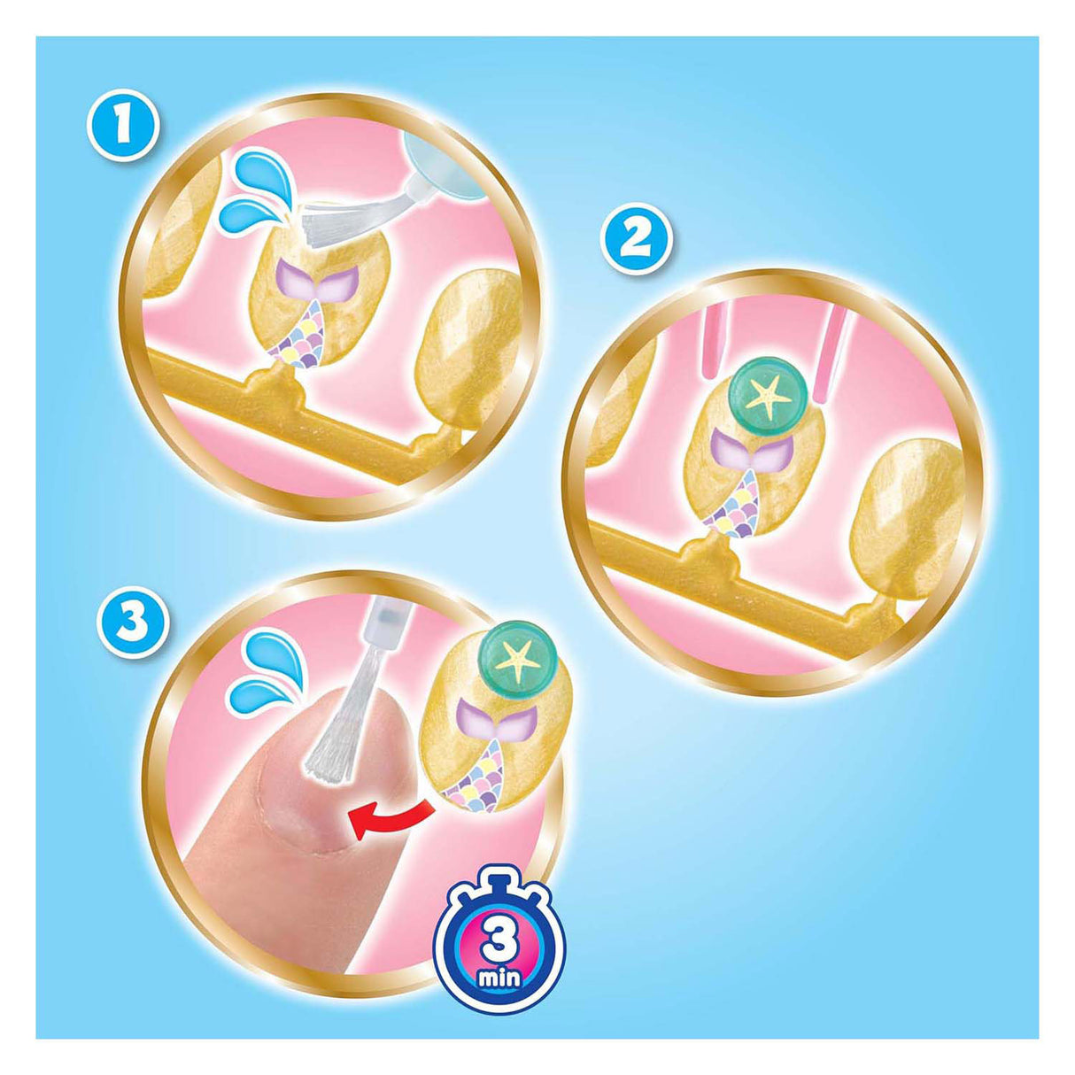 Aquabeads magiske neglesæt refill