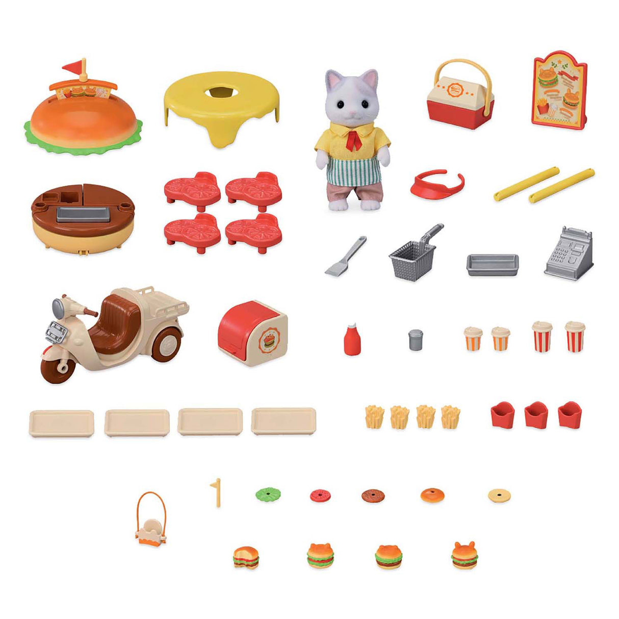 Sylvanian families 5757 hamburgerstand