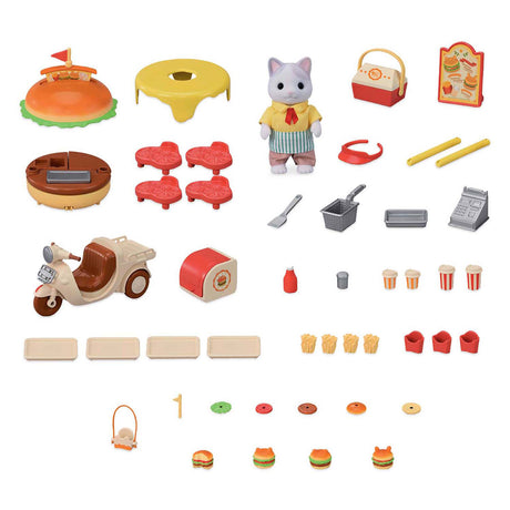 Sylvanian families 5757 hamburgerstand