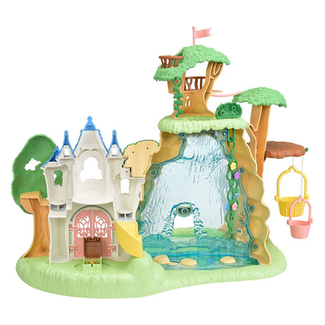 Sylvanian Families 5761 Secret Forest Waterfall Set - Indeholder 1 fløjlsblød babylegende figur