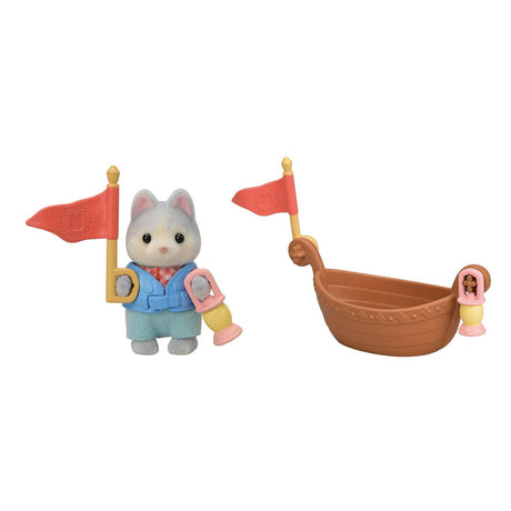 Sylvanian Families 5761 Secret Forest Waterfall Set - Indeholder 1 fløjlsblød babylegende figur