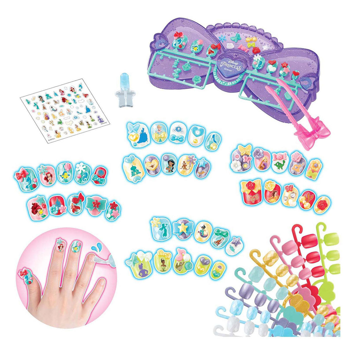 Aquabeads neglesalon disney prinsesse