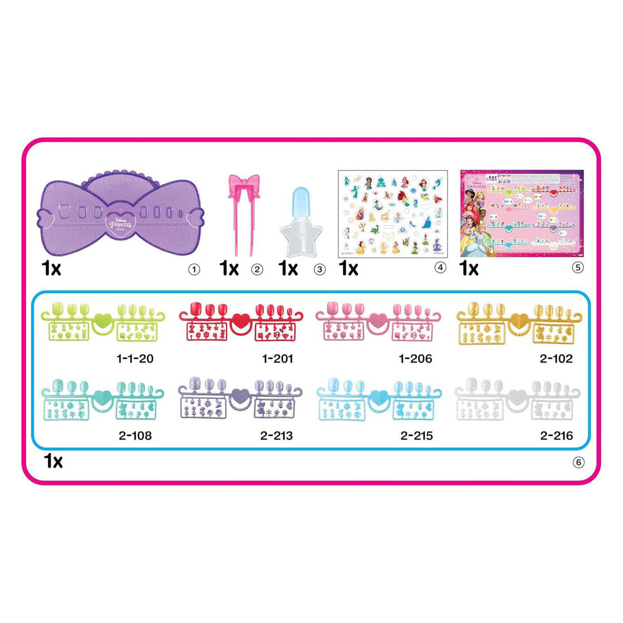 Aquabeads neglesalon disney prinsesse