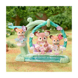 Sylvanian families 5801 baby hjorte - blomstergynge - 3 fløjlsbløde legefigurer