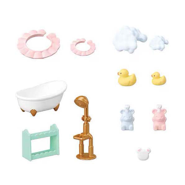 Sylvanian familier 5805 boblebad tid bror søster