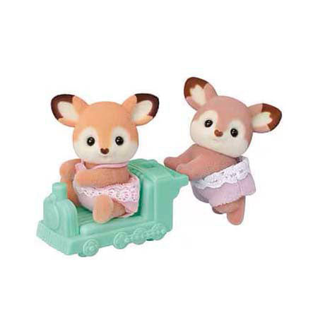 Sylvanian families 5800 tvillingehjort - 2 fløjlsbløde legefigurer