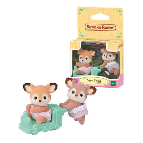 Sylvanian families 5800 tvillingehjort - 2 fløjlsbløde legefigurer