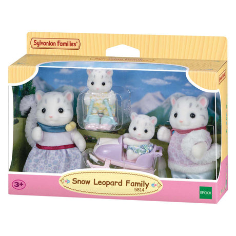 Sylvanian families sneleopardfamilie - 4 fløjlsbløde figurer - 5814