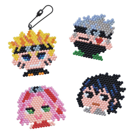 Aquabeads naruto nøglering håndværkssæt - perler der klistrer sammen med vand