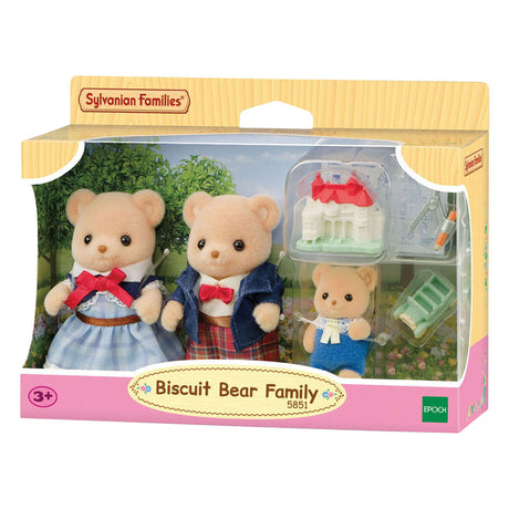 Sylvanian families 5851 familie kiksebjørn - ekstra luftig blød
