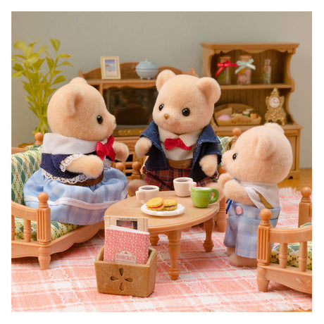 Sylvanian families 5851 familie kiksebjørn - ekstra luftig blød
