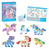 Aquabeads unicorn friends håndværkssæt - komplet sæt med 500 perler i 27 farver