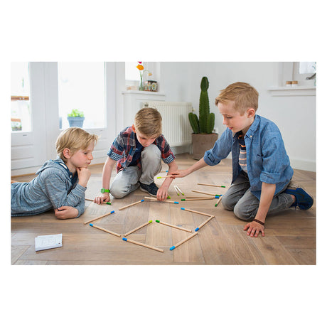 Bs legetøj match puslespil - træ - fra 8 år - 30 muligheder - pædagogisk spil