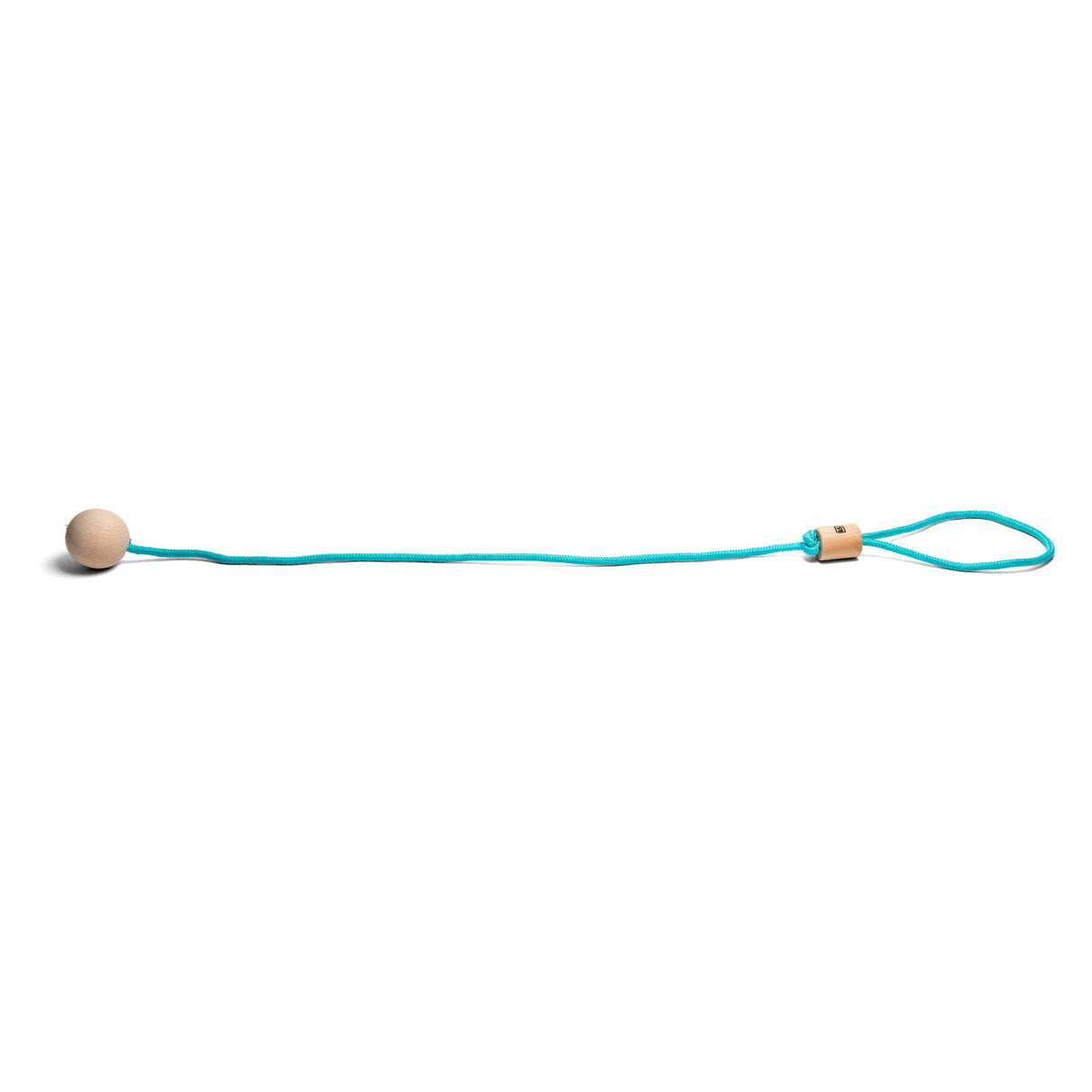 Bs legetøj junior enkelt hoppebold - børnelegetøj - 75 x 4 cm - træ polyester - blå - udendørs legetøj - gave til børn