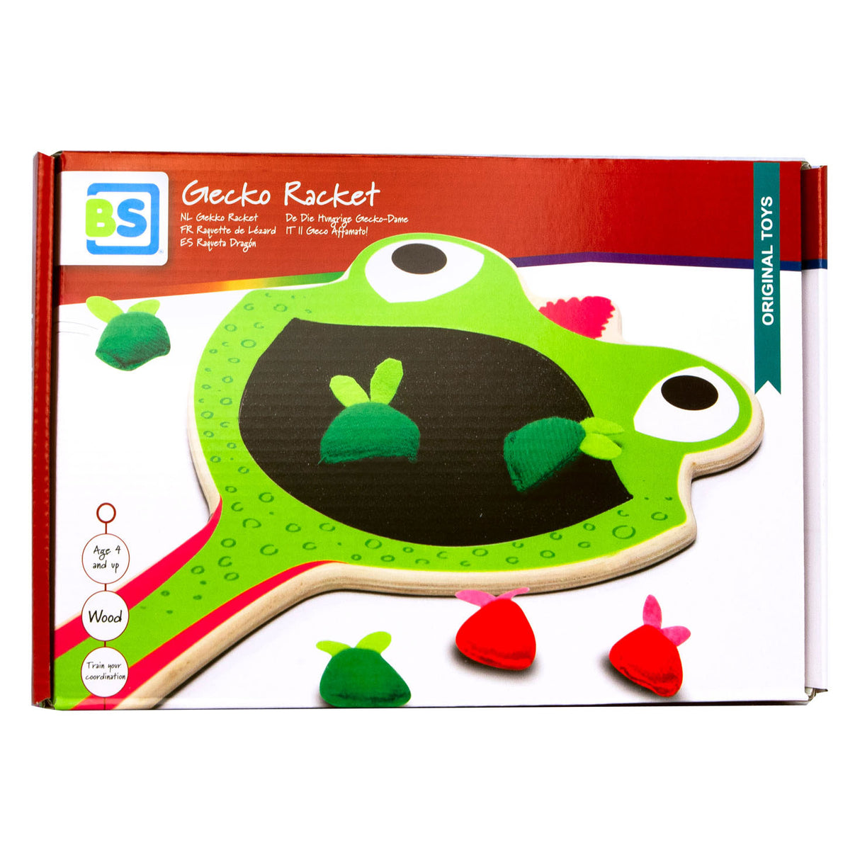 BS Toys Gekko Racket - Catch and Throwing Game