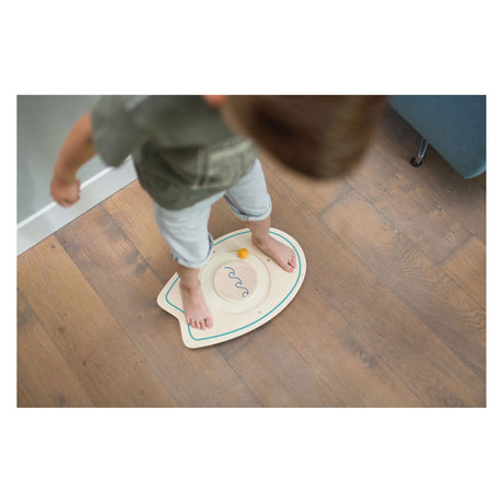 Bs legetøj udendørs legetøj balance spil surfbræt - 50 cm - trælegetøj - balance legetøj - balance spil - gave til barn