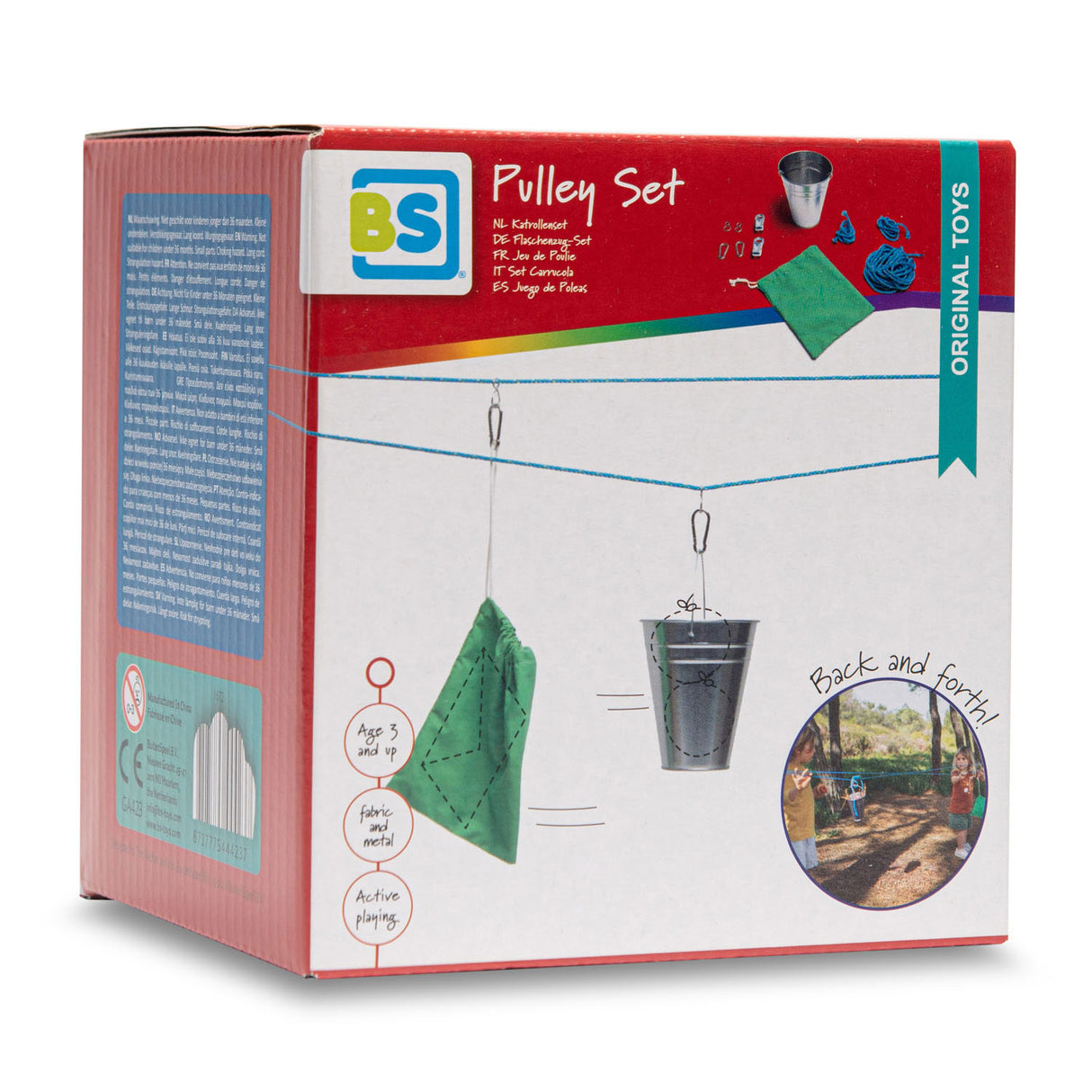 BS Toys Pulley Set 6 meter - udendørs legetøj